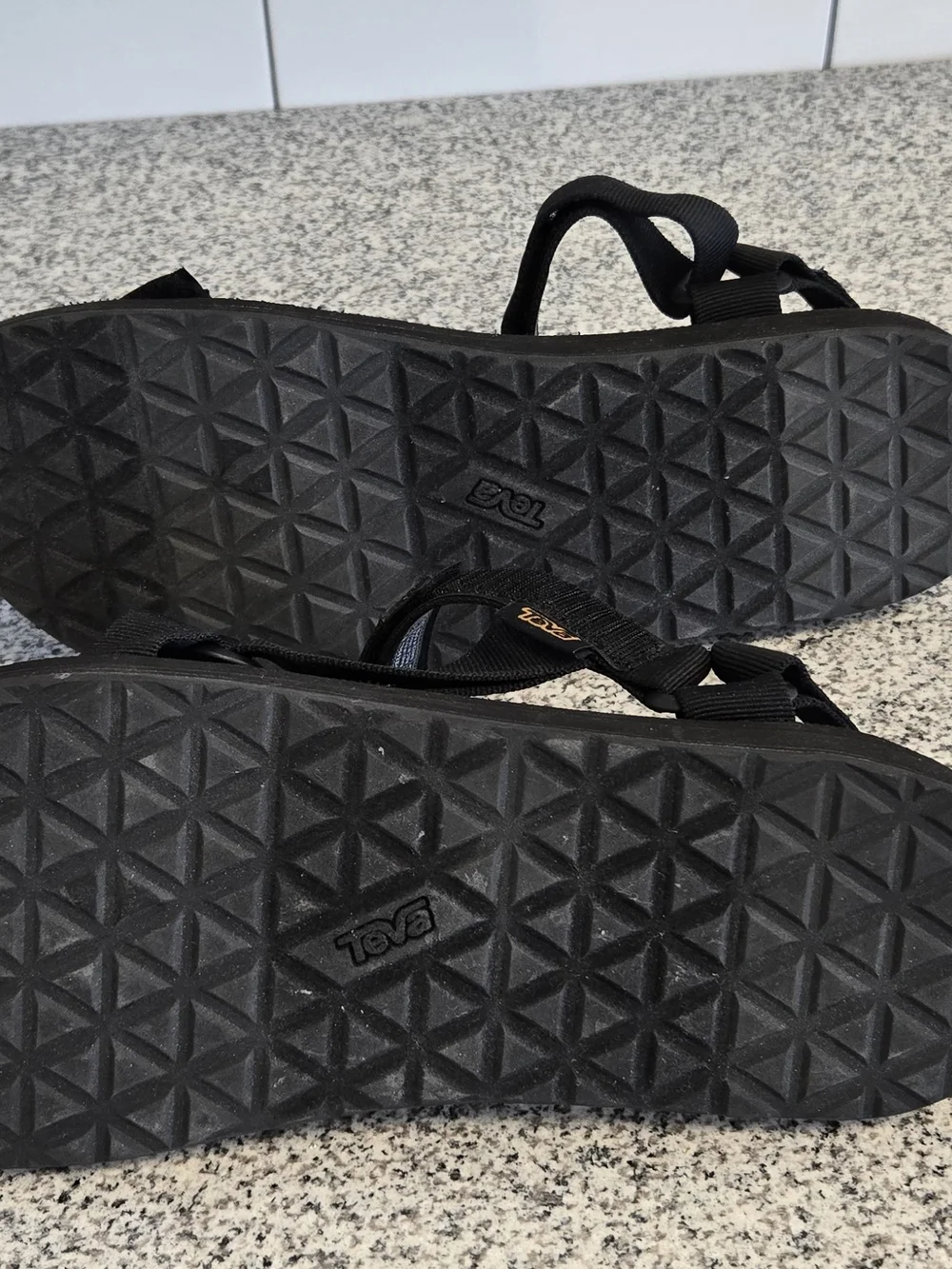 Teva Black Minimalist Sport Sandals